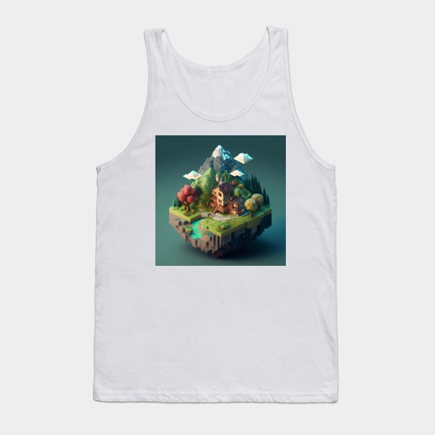 My small worlds : Mountain chalet 2 Tank Top by Lagavulin01